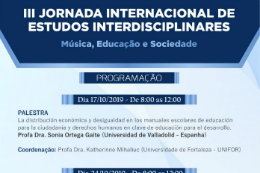 Imagem: Quem participar dos três dias da Jornada terá direito a certificado emitido pela UFC e pela Universidade de Valladolid  (Imagem: Divulgação)