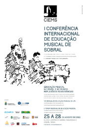 Imagem: Cartaz da I Conferência Internacional de Educação Musical de Sobral