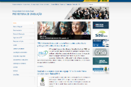 Imagem: Layout do novo site da Prograd