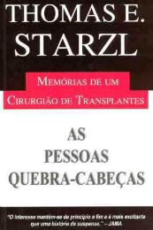 Imagem: Capa do livro "As pessoas quebra-cabeças: memórias de um cirurgião de transplantes"