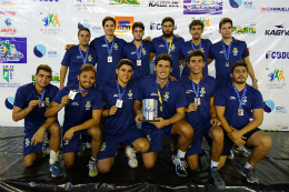 Imagem: Equipe de vôlei masculino na UFC