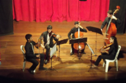 Imagem: Quinteto Cearense é composto por estudantes do Curso de Música da UFC em Sobral e da UFCA (Foto: Divulgação)