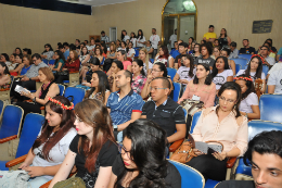 Imagem: Abertura do Sinforgeds aconteceu no Auditório da Reitoria (Foto: Arlindo Barreto)