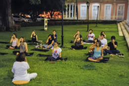 Imagem: Meditação será realizada no jardim da Reitoria (Foto: Ribamar Neto)