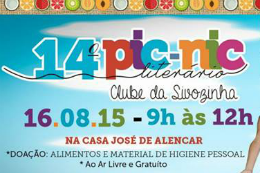 Imagem: Cartaz da 14ª edição do Pic-Nic Literário (Imagem: Divulgação)