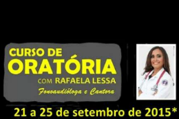 Imagem do banner do curso, com foto da fonoaudióloga