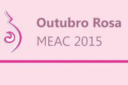 Imagem: Logomarca da campanha do Outubro Rosa na FEAC