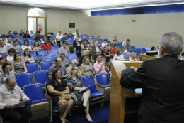 Imagem: Encontro reuniu Pró-Reitores, diretores de unidades acadêmicas e de assessoria direta (Foto: David Motta)