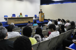 Imagem: Solenidade de posse ocorreu no Auditório da Reitoria (Foto: Ribamar Neto)