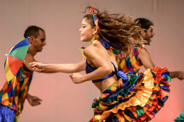 Imagem: Grupo Oré Anacã, sediado no Iefes/UFC, integra o Programa de Promoção da Cultura Artística (Foto: Cláudio Etges)