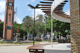 Foto da praça Padre Cícero (Foto: reprodução da Internet)