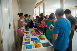 Imagem: Foram lançados 19 livros produzidos no MITS (Foto: Viktor Braga/UFC)