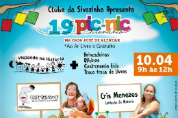 Imagem: Cartaz do Pic-Nic Literário da Casa José de Alencar (Imagem: Divulgação)