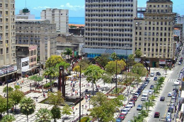 Imagem: Praça do Ferreira, no centro de Fortaleza