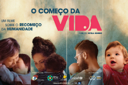 Imagem: Cartaz de divulgação do filme "O começo da vida"