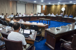 Imagem: Membros do Consuni em reunião