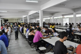 Imagem: Foto das instalações do Restaurante Universitário do Campus do Pici 