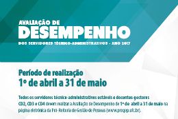 Imagem: A avaliação de desempenho dos servidores técnico-administrativos começa no próximo mês de abril e segue até o fim de maio (Imagem: Divulgação)