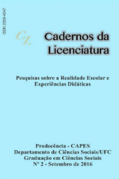 Imagem: Capa da segunda edição dos "Cadernos da Licenciatura"