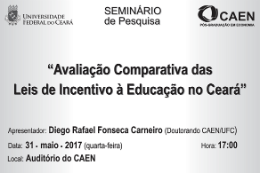 Imagem: Cartaz de divulgação do seminário