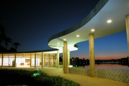 Imagem: Casa do Baile compõe o Conjunto Moderno da Pampulha, em Belo Horizonte,  que ganhou título de Patrimônio Cultural da Humanidade pela Unesco (Foto: Glenio Campregher/Acervo FMC)