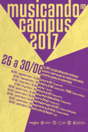 Imagem: Cartaz da segunda edição do Projeto Musicando no Campus