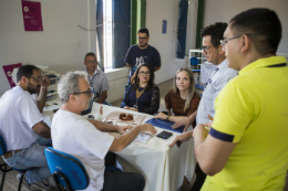 Imagem: Um dia inteiro de prestação de serviços, com atendimento dos diversos setores da Progep (Foto: Ribamar Neto/UFC)