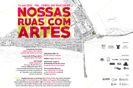 Imagem: Programação do evento Nossas Ruas com Artes