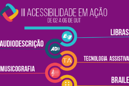 Imagem: O evento é promovido pela Secretaria de Acessibilidade UFC Inclui (Imagem: divulgação)