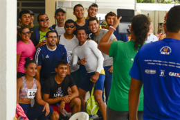 Imagem: A corrida ocorre no Campus do Pici, saindo da Praça das Mangueiras (Foto: Guilherme Braga/UFC)