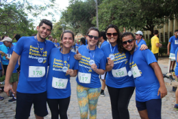 Imagem: A corrida reuniu cerca de 500 participantes no Campus do Pici (Foto: Assessoria de Comunicação do SINTUFCE)