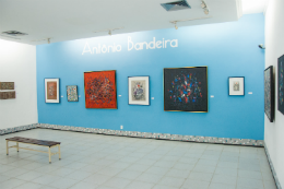 Imagem: Sala Antonio Bandeira, no MAUC (Foto: Ribamar Neto/UFC)