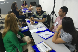 Imagem: Oficina com coordenadores das Escolas Estaduais de Tempo Integral (Foto: Divulgação)