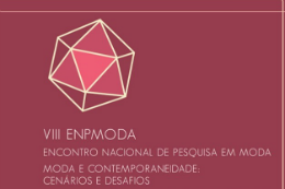 Imagem: Cartaz de divulgação do evento com informações escritas e uma figura geométrica