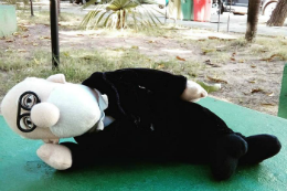 Imagem: O "Freudinho", mascote do projeto Cine Freud (Foto: divulgação)