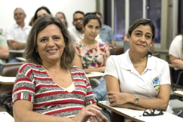 Imagem: Podem se inscrever professores do LABOMAR, mas há 15 vagas disponíveis para docentes de outras unidades (Foto: Viktor Braga/UFC)