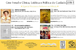 Imagem: Programação de maio do Cine Freud