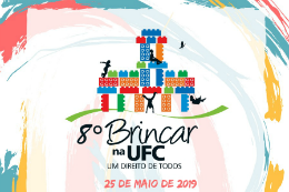 Imagem: cartaz do evento na Casa de José de Alencar com ilustração de peças de jogos de montar