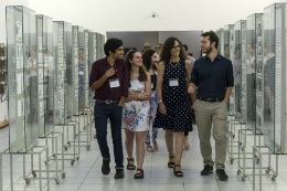 Imagem: Em 2018, estudantes de Harvard estiveram na UFC e aproveitaram o período para visitar vários espaços da Universidade (Foto: Viktor Braga/UFC)