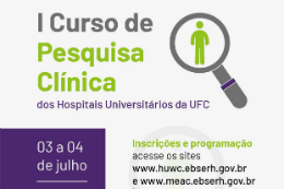 Banner com informações sobre inscrição no curso