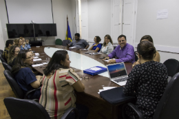 Imagem: A aprovação do regimento ocorreu em reunião na Reitoria da UFC (Foto: Viktor Braga/UFC)