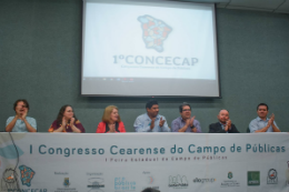 Imagem: Mesa de abertura do 1º Congresso Cearense do Campo de Públicas