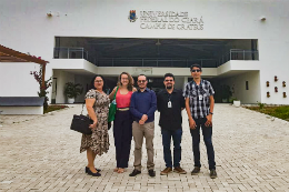 Imagem: Comissão apresentou atividades desenvolvidas pela Secretaria de Acessibilidade UFC Inclui e orientou sobre como trabalhar com estudantes com deficiência no Campus de Crateús