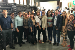 Imagem: Pesquisadores e representantes da administração superior da UFC participaram da cerimônia no Palácio da Abolição (Foto: Divulgação)