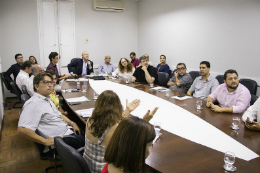 Imagem: Reunião ocorreu na Reitoria da UFC, no Campus do Benfica (Foto: Ribamar Neto/UFC)