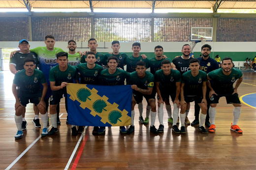 Imagem: Equipe masculina de futsal da UFC