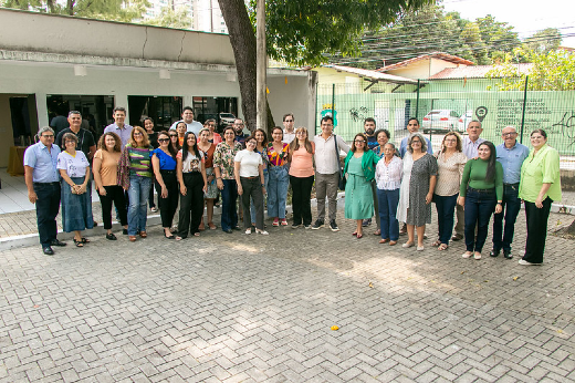 Imagem: Foto da equipe da Pró-Reitoria de Extensão da UFC