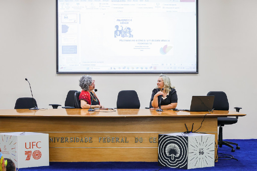 Imagem: Professoras Diana Azevedo e Danyelle Nilin