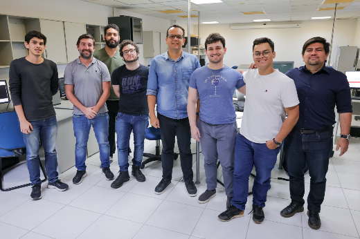 Imagem: foto de grupo de homens pesquisadores do Lab3D