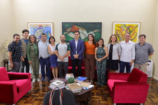 Imagem: Foto posada dos integrantes do ICMBio e da UFC
